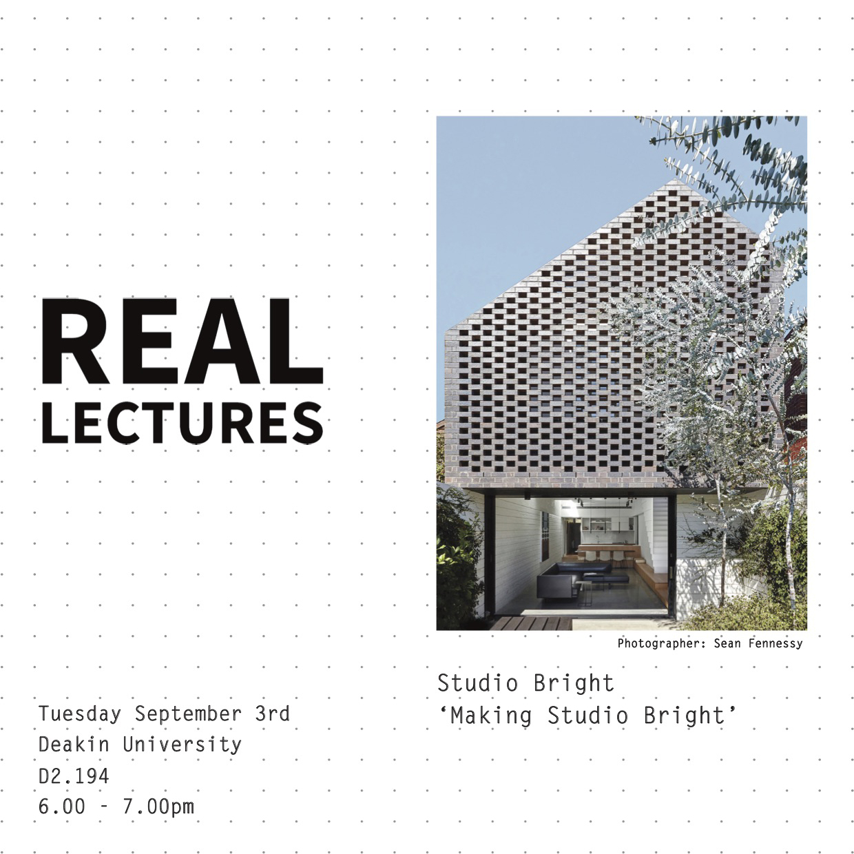 Studio Bright | Deakin University - Real Lectures series